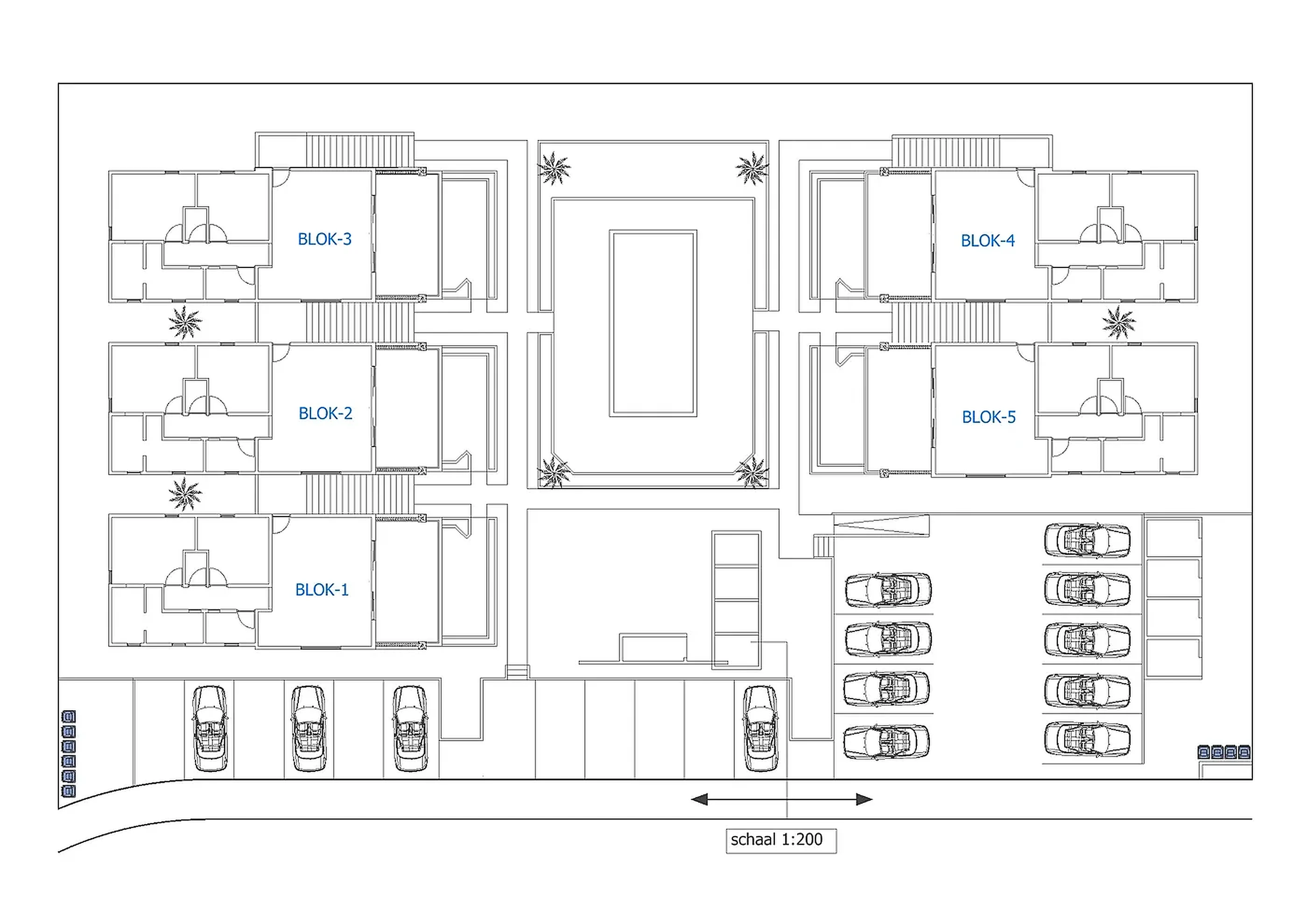 Serenity Residence resort overview — blocks 1 to 5